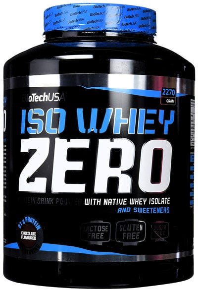 Protein biotech Isowhey Zéro sans lactose et sans gluten