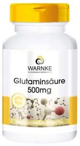 acido glutamico 500mg en forma pura