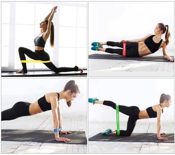 ejercicios con bandas elasticas para gluteos piernas