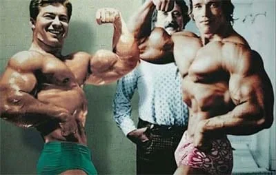 Larry y Arnold de la misma epoca culturista