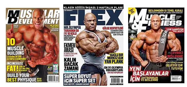 Phil Heath en la prensa y medios de comunicacion